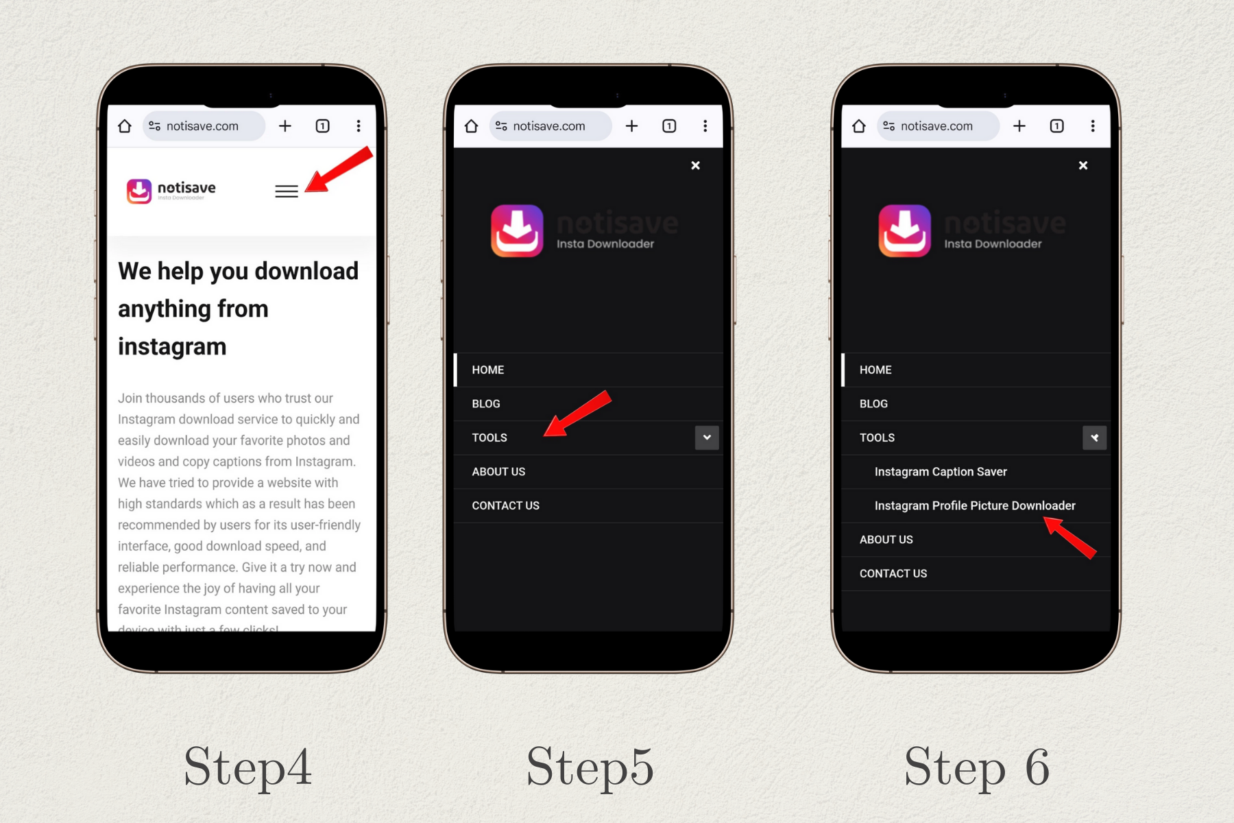 Step 2 - Paste on Notisave