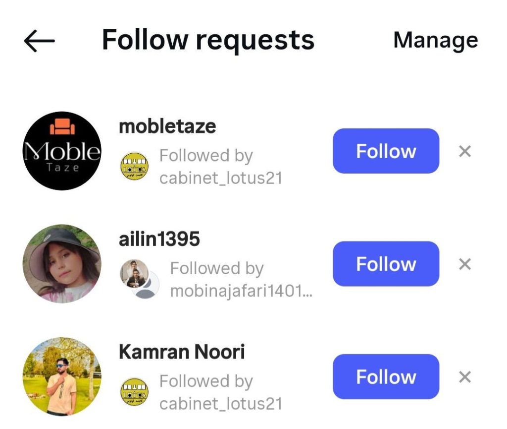 Can I view who I requested to follow on Instagram?