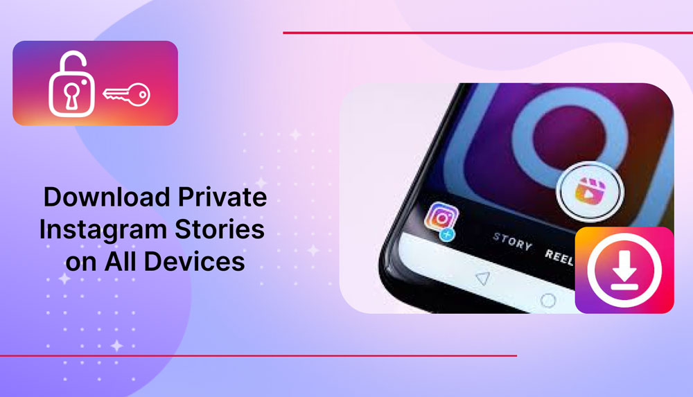 Steps to download private Instagram stories online websites